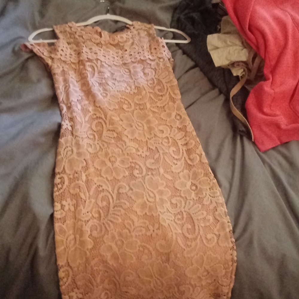 A lace dress